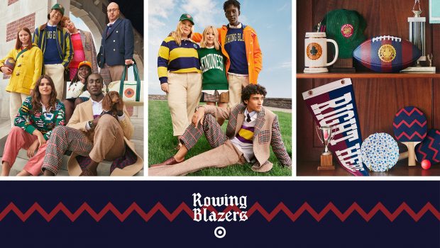 Target Corporation announced its Fall designer collection with Rowing Blazers, a brand known for redefining classic American style by mixing on-trend designs with timeless influences.