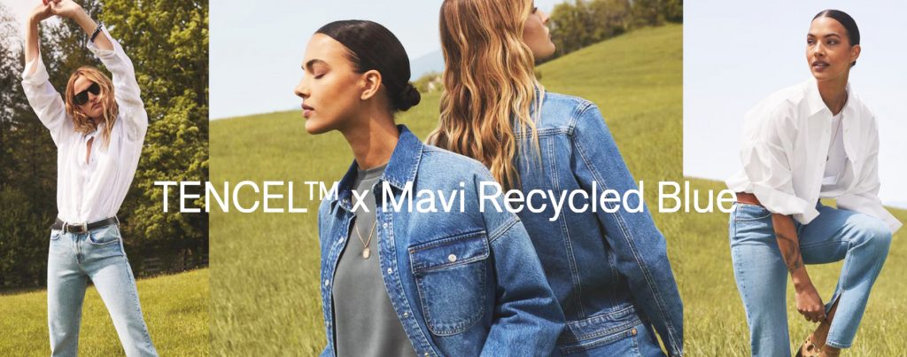 TENCEL™ x Mavi Recycled FW23 Blue Collection