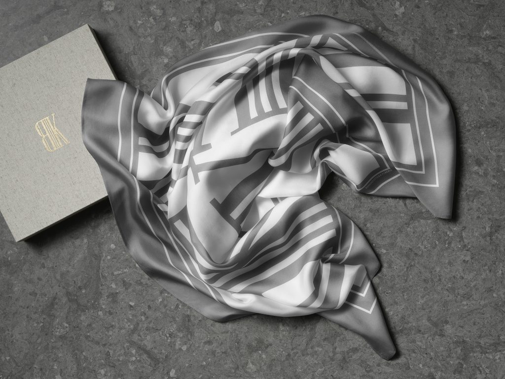 Bernadotte & Kylberg Silk Scarf Cashmere. Photo credit: Jonas Lindström