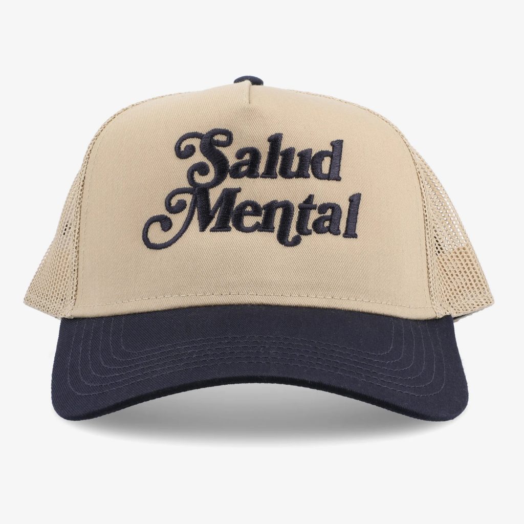 Deep Breaths Hat in Navy and Khaki