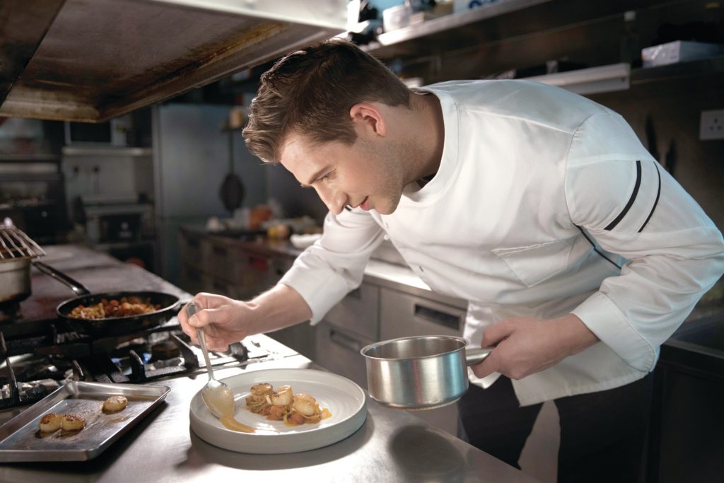 Kentaur x TENCEL™  Chef Workwear. Photo courtesy of Lenzing.