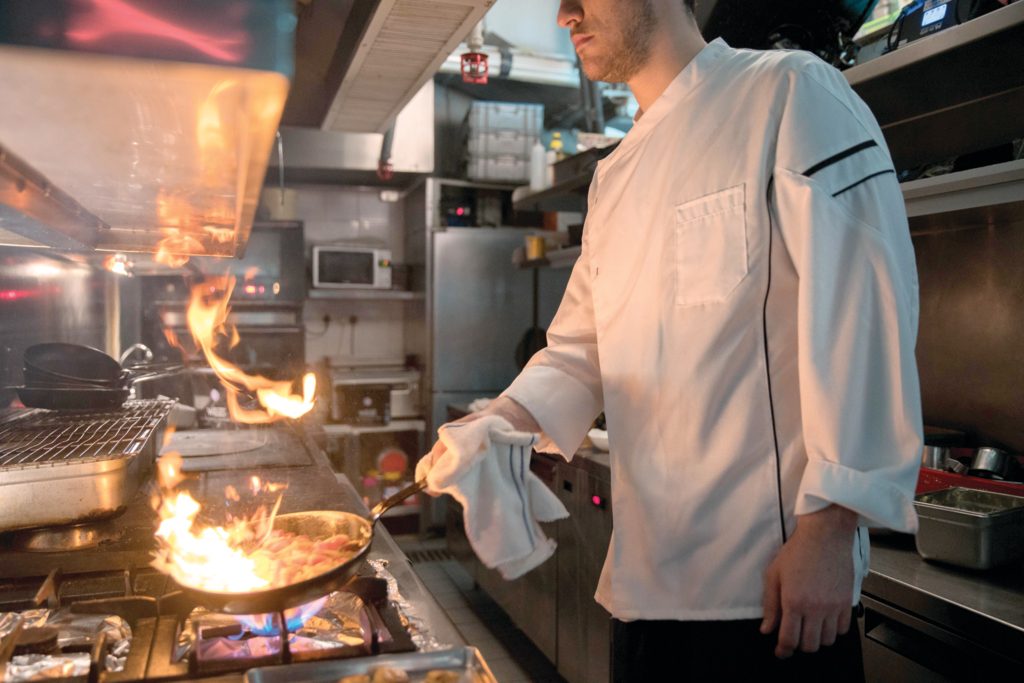 Kentaur x TENCEL™  Chef Workwear. Photo courtesy of Lenzing.