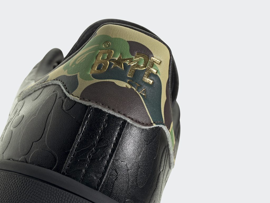Adidas and Bape® Celebrate Japanese Streetwear past and Future with Collaborative Takes on the Stan Smith Sneaker.