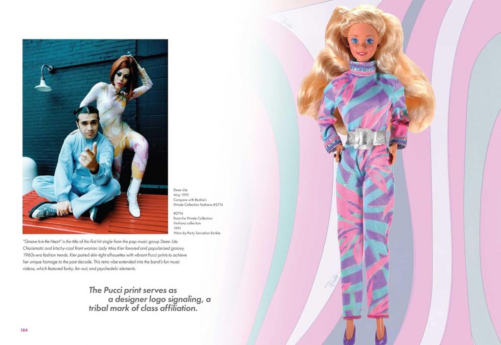 Barbie Takes the Catwalk, A Style Icon's History in Fashion - pp 184 - 185.

Image courtesy of Karan Feder.