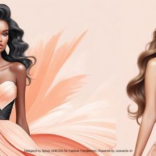 Fashion AI Collection II: Inspired by Color of the Year 2024 Pantone 13-1023 Peach Fuzz