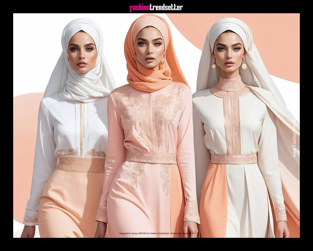 Fashion AI Collection IV: Inspired by Color of the Year 2024 Pantone 13-1023 Peach Fuzz.

Designed by Senay GOKCEN for Fashion Trendsetter, Powered by Leonardo AI. 

Image © Senay GOKCEN