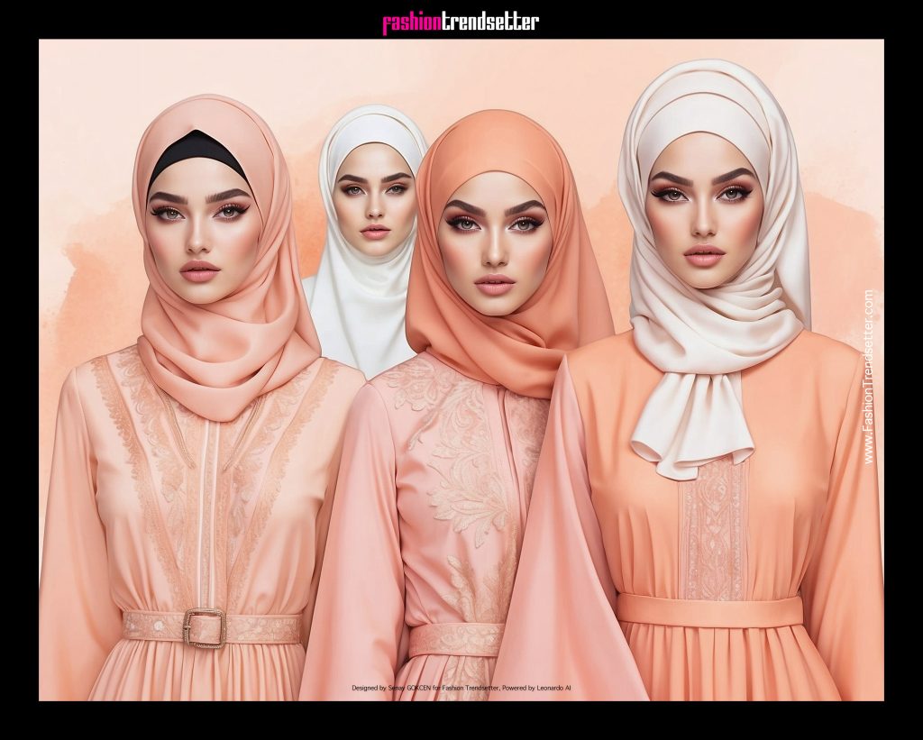 Fashion AI Collection IV: Inspired by Color of the Year 2024 Pantone 13-1023 Peach Fuzz.

Designed by Senay GOKCEN for Fashion Trendsetter, Powered by Leonardo AI. 

Image © Senay GOKCEN