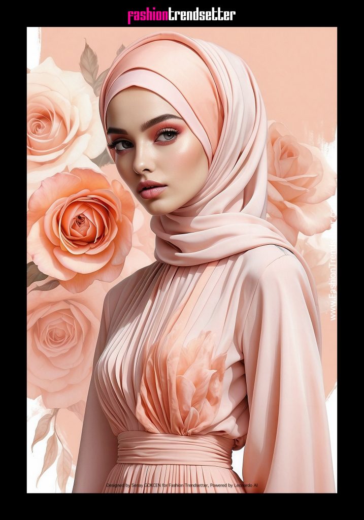 Fashion AI Collection IV: Inspired by Color of the Year 2024 Pantone 13-1023 Peach Fuzz.

Designed by Senay GOKCEN for Fashion Trendsetter, Powered by Leonardo AI. 

Image © Senay GOKCEN