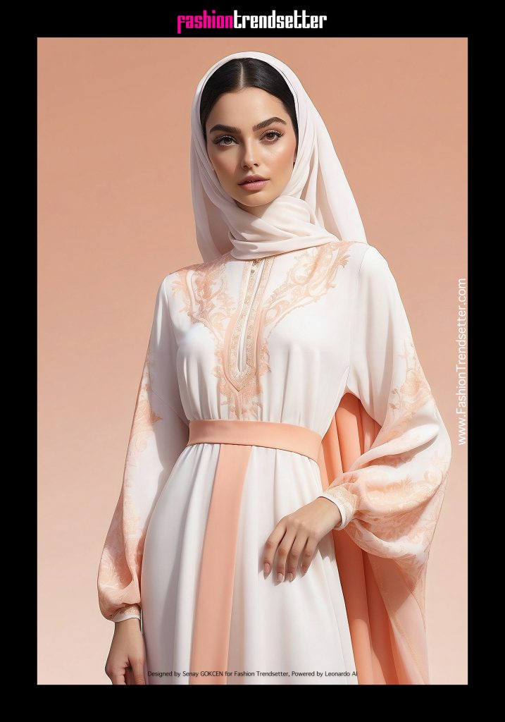 Fashion AI Collection IV: Inspired by Color of the Year 2024 Pantone 13-1023 Peach Fuzz.

Designed by Senay GOKCEN for Fashion Trendsetter, Powered by Leonardo AI. 

Image © Senay GOKCEN