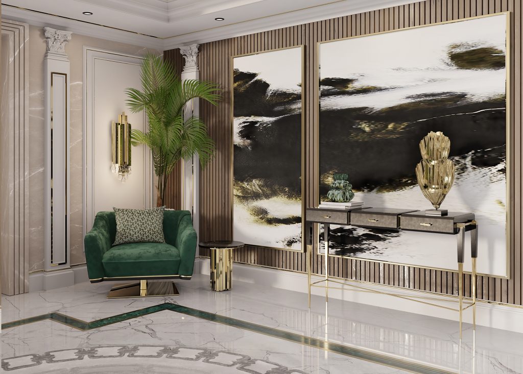 LUXXU - Abu Dhabi Penthouse | Entryway Decoration