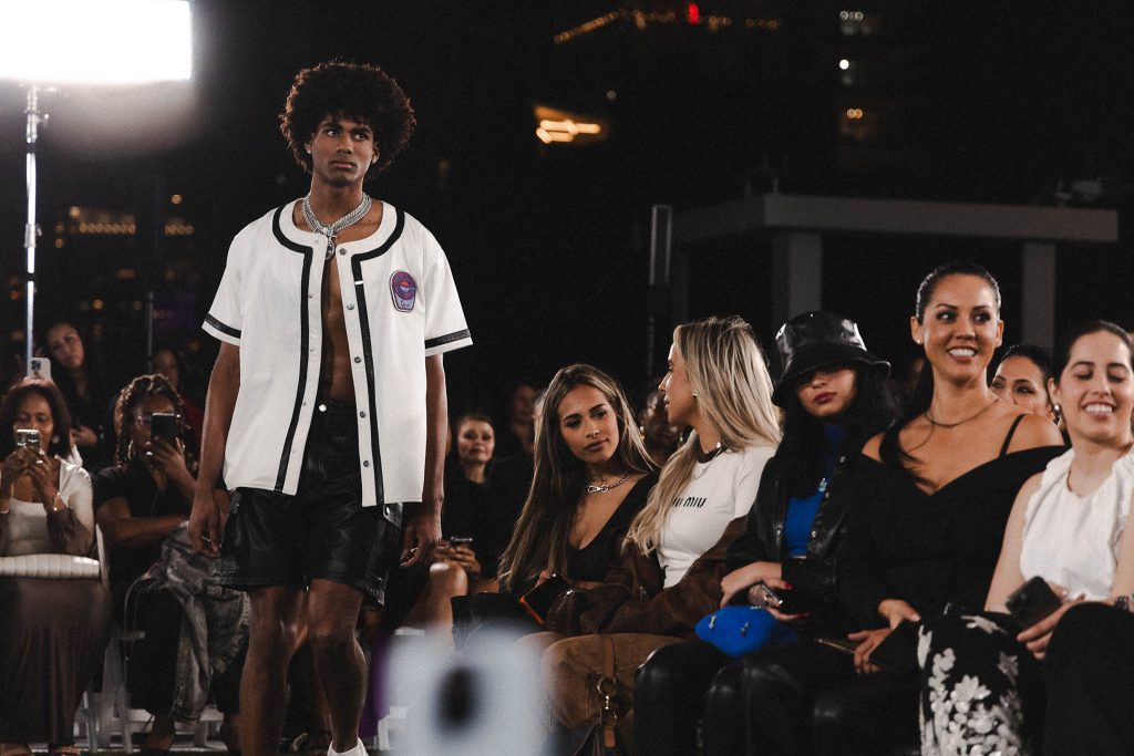 Karl Kani Runway Show, Miami Fashion Week 2024, The Elser Hotel, January 24, 2024, Miami, Florida. (Photo by JFR Photography Corp, courtesy of Miami Fashion Week)