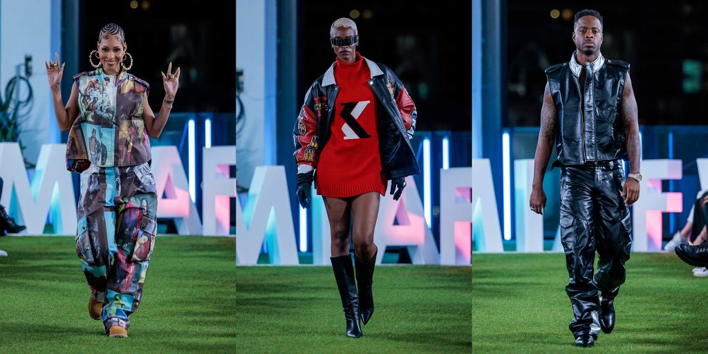Karl Kani Runway Show, Miami Fashion Week 2024, The Elser Hotel, January 24, 2024, Miami, Florida. (Photo by SANSSTUDIOS, courtesy of Miami Fashion Week)