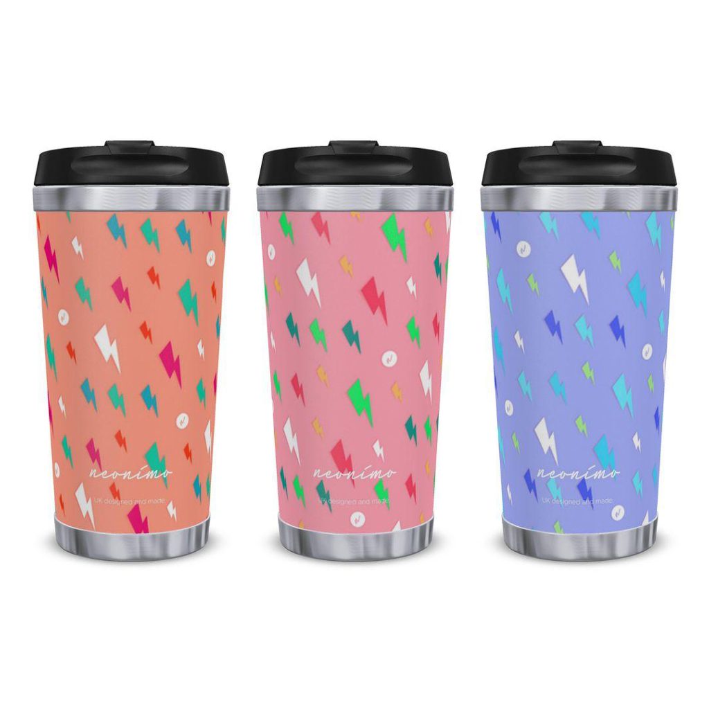 Neonimo - Bowie Bolts Travel Mug Collection