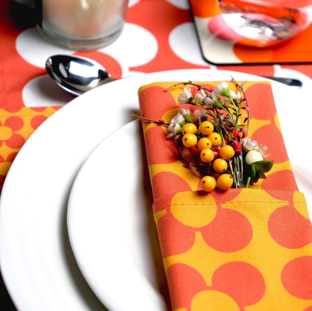 Storigraphic x Hornsea®, Saffron Placemats, 'Originals/Moderns' Collection - Cotton.