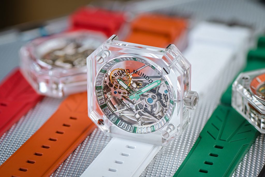 Ritmo Mundo Pegasus Watch Collection with Glass Watch Cases