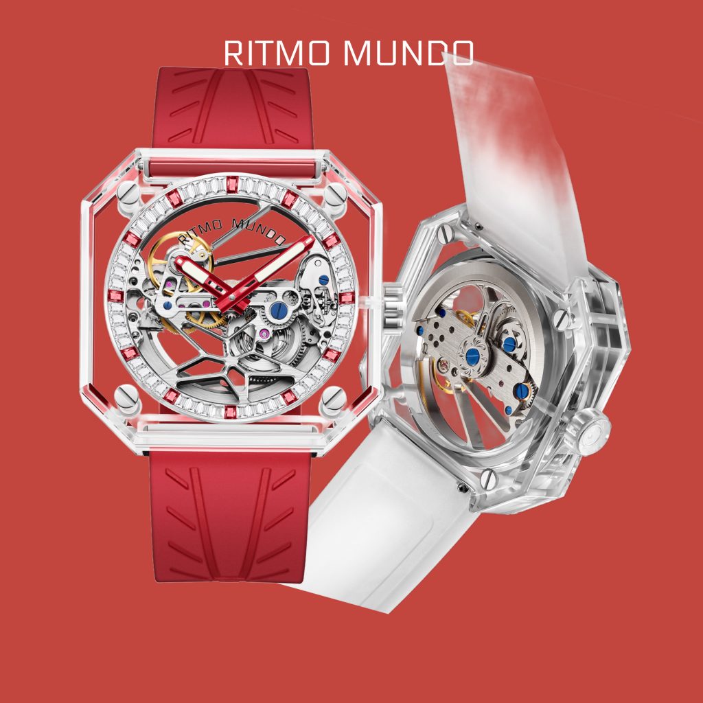 Ritmo Mundo Pegasus Watch Collection with Glass Watch Cases