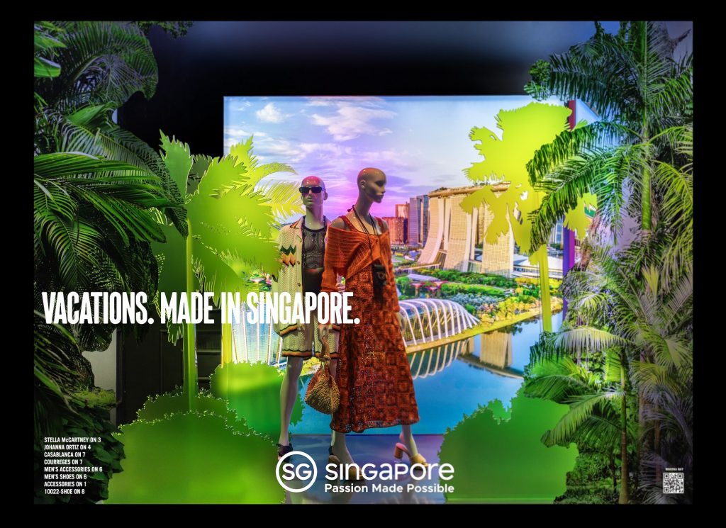 Singapore Tourism Board Partners with Saks Fifth Avenue to Debut the Made in Singapore Campaign in the USA. Photo courtesy of Luis Guillén for Saks Fifth Avenue. 