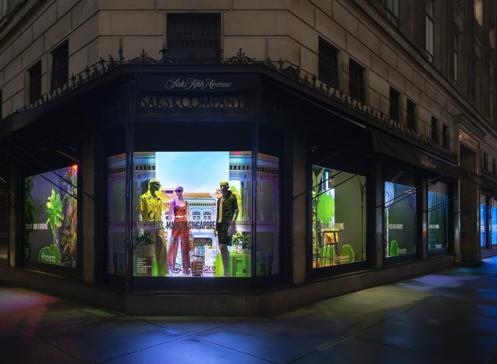 Singapore Tourism Board Partners with Saks Fifth Avenue to Debut the Made in Singapore Campaign in the USA. Photo courtesy of Luis Guillén for Saks Fifth Avenue. 
