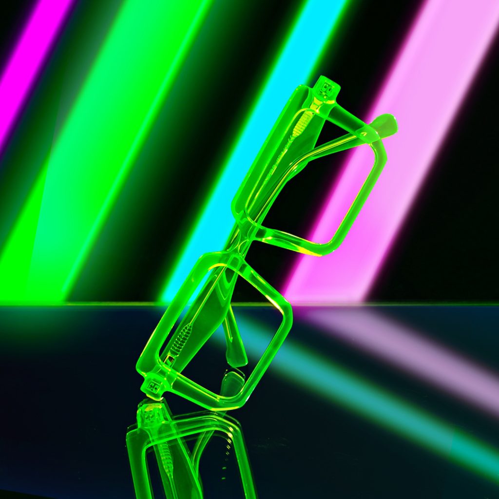 Vooglam's Vibrant Neon Series Eyewear - The Neon Green Glasses