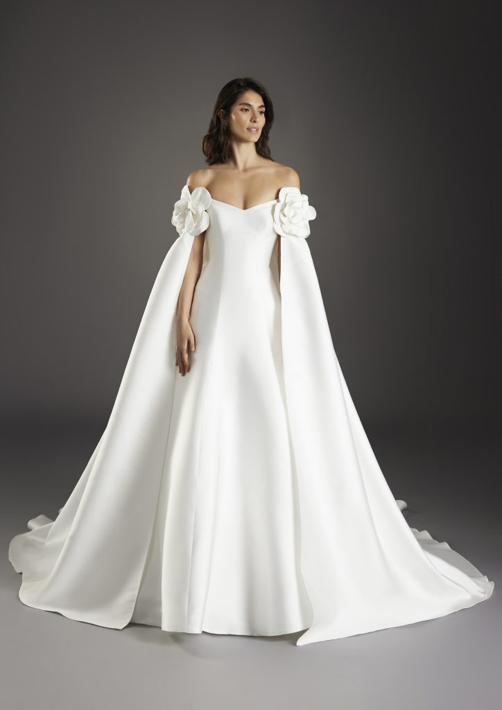 Atelier Pronovias' Bridal 2025 Preview Collection - Dress: Sagrada & Cape