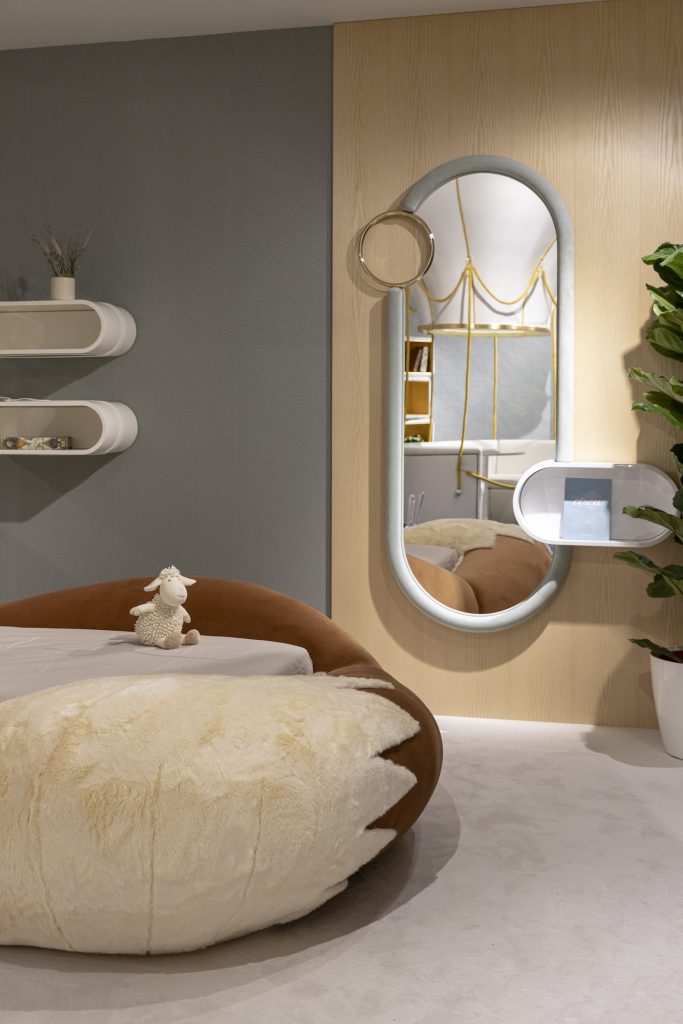 The Bubble Gum Big Mirror.

Photo courtesy of Circu Magical Furniture.