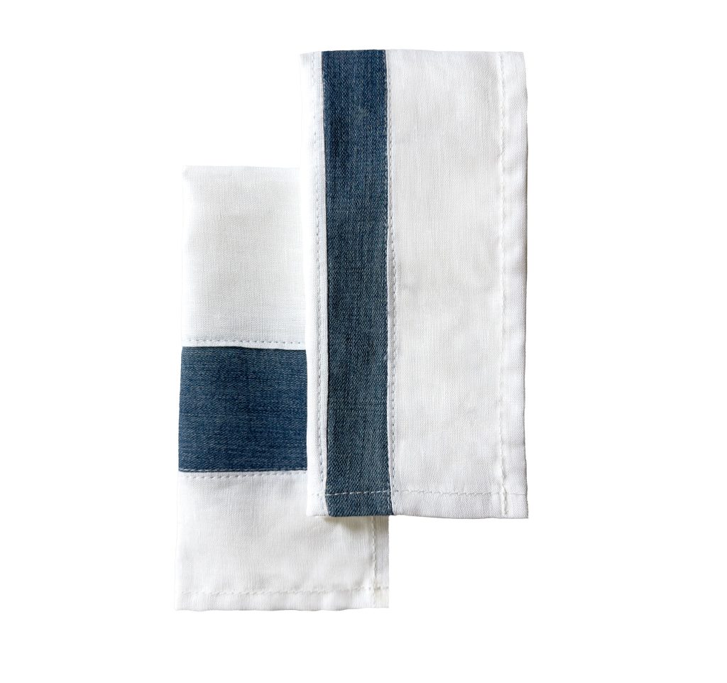 Park + Coop - Sustainable upcycled denim napkins.