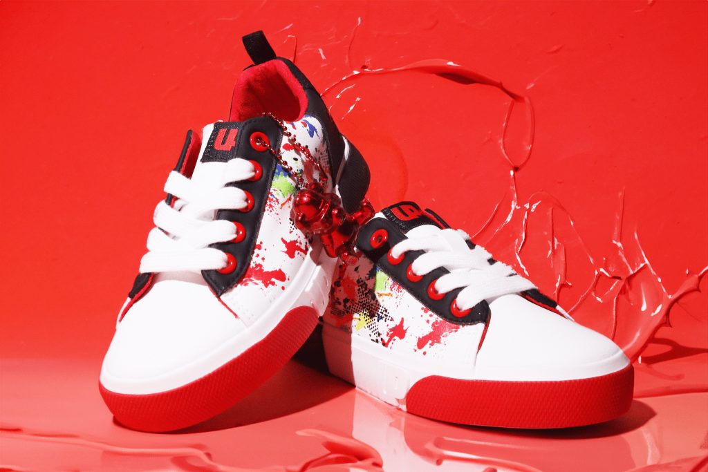Ground Up - Boy's Graffiti Low Top Sneakers
