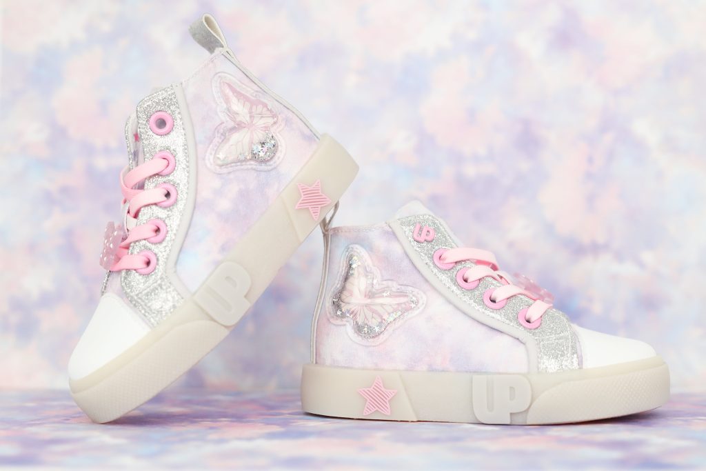 Ground Up - Girl's Butterfly High Top Sneakers