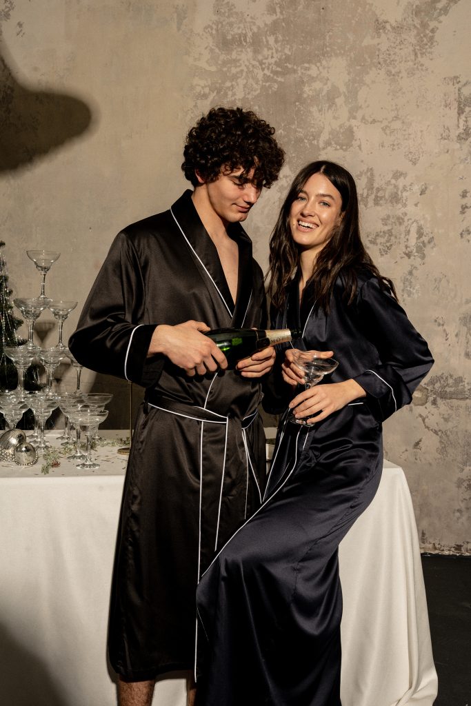 IDENTITY LINGERIE's Matching Couples Nightwear.