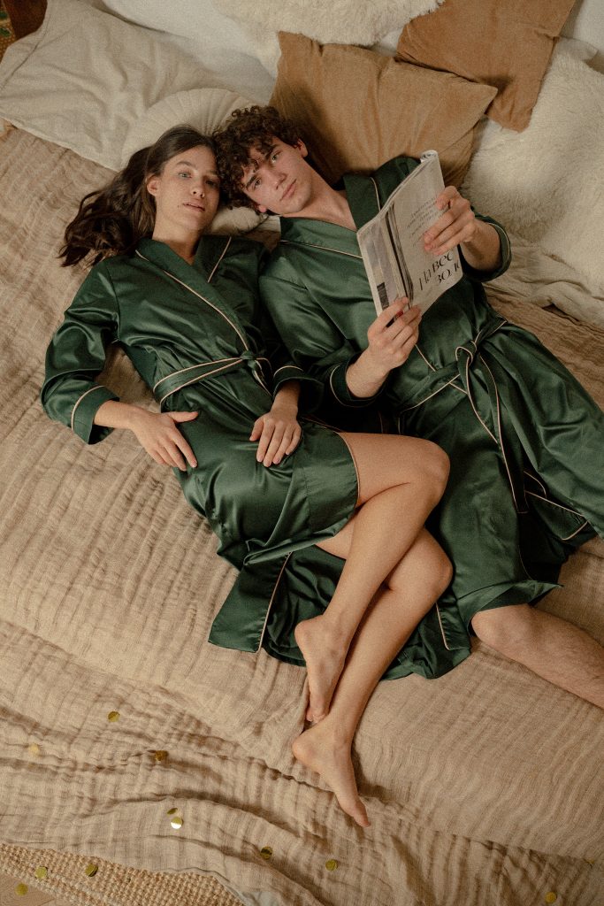 IDENTITY LINGERIE's Matching Couples Nightwear.