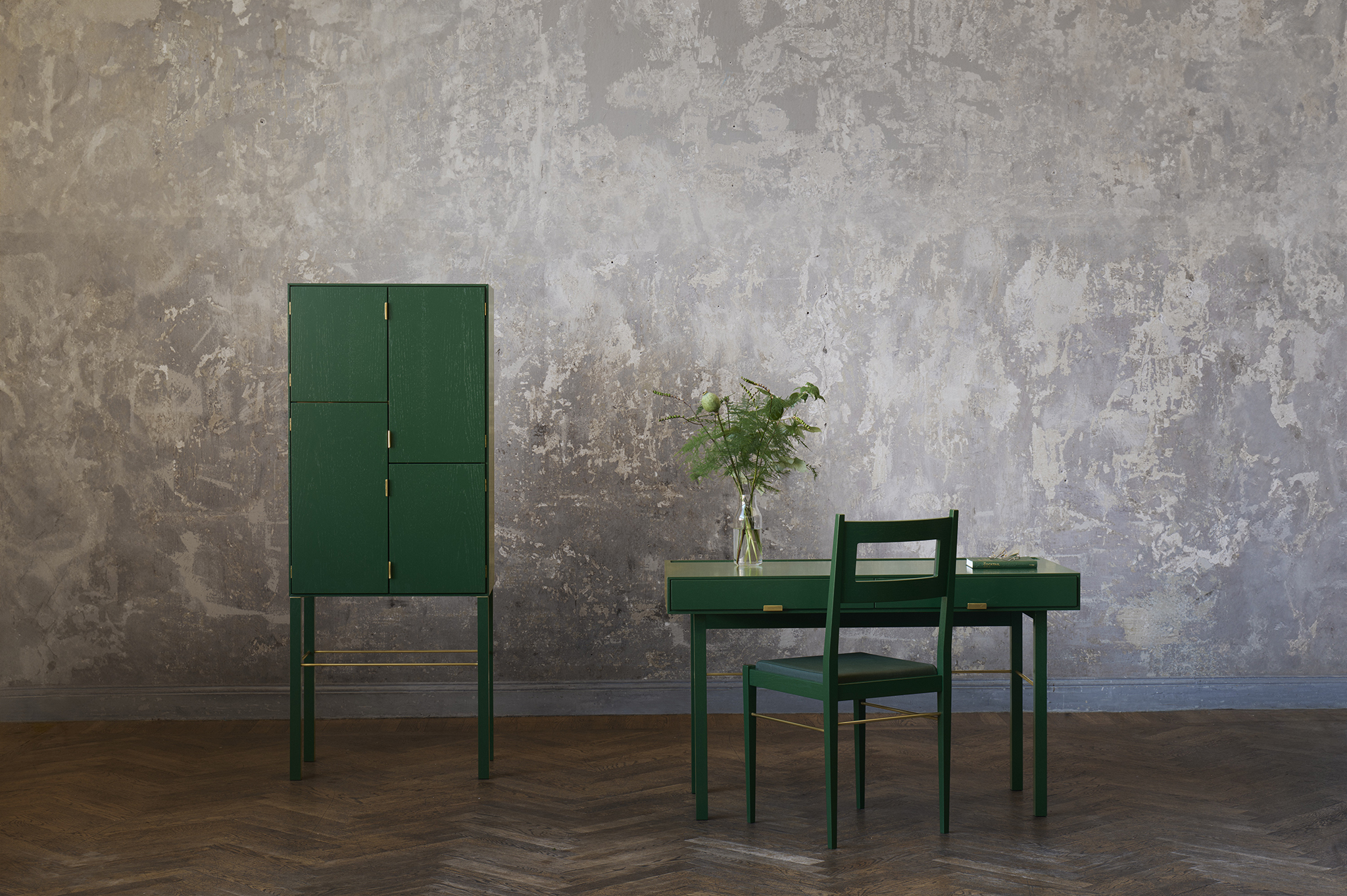 Bernadotte & Kylberg – Eriksberg Cabinet, Writing Desk and Chair
Photo credit: Magnus Mårding