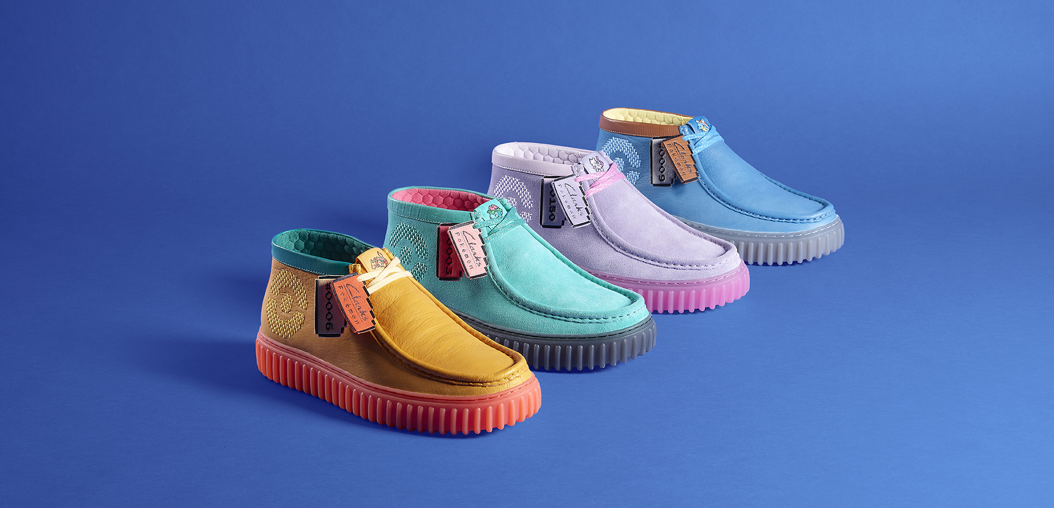 Clarks Torhill Explore X Pokémon Venusaur Turquoise Suede Chukka, Mens Sz 9 NEW Catch Venusaur, Charizard, Blastoise, and the powerful  main image 2