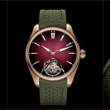 H. Moser & Cie Launches ‘The Pioneer Tourbillon Burgundy’