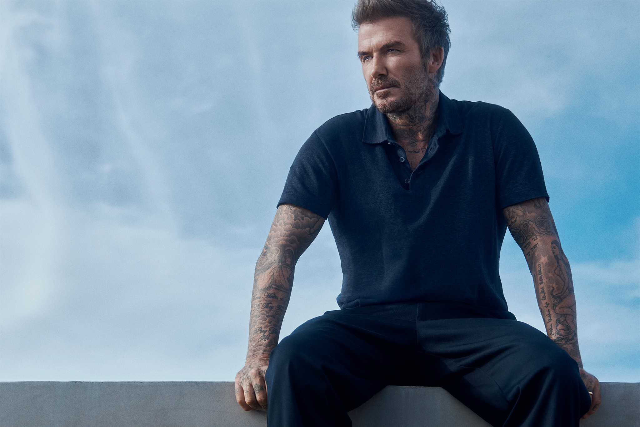 BECKHAM x BOSS Spring/Summer 2025 Collection
Photography by Lachlan Bailey, photo courtesy of BOSS.