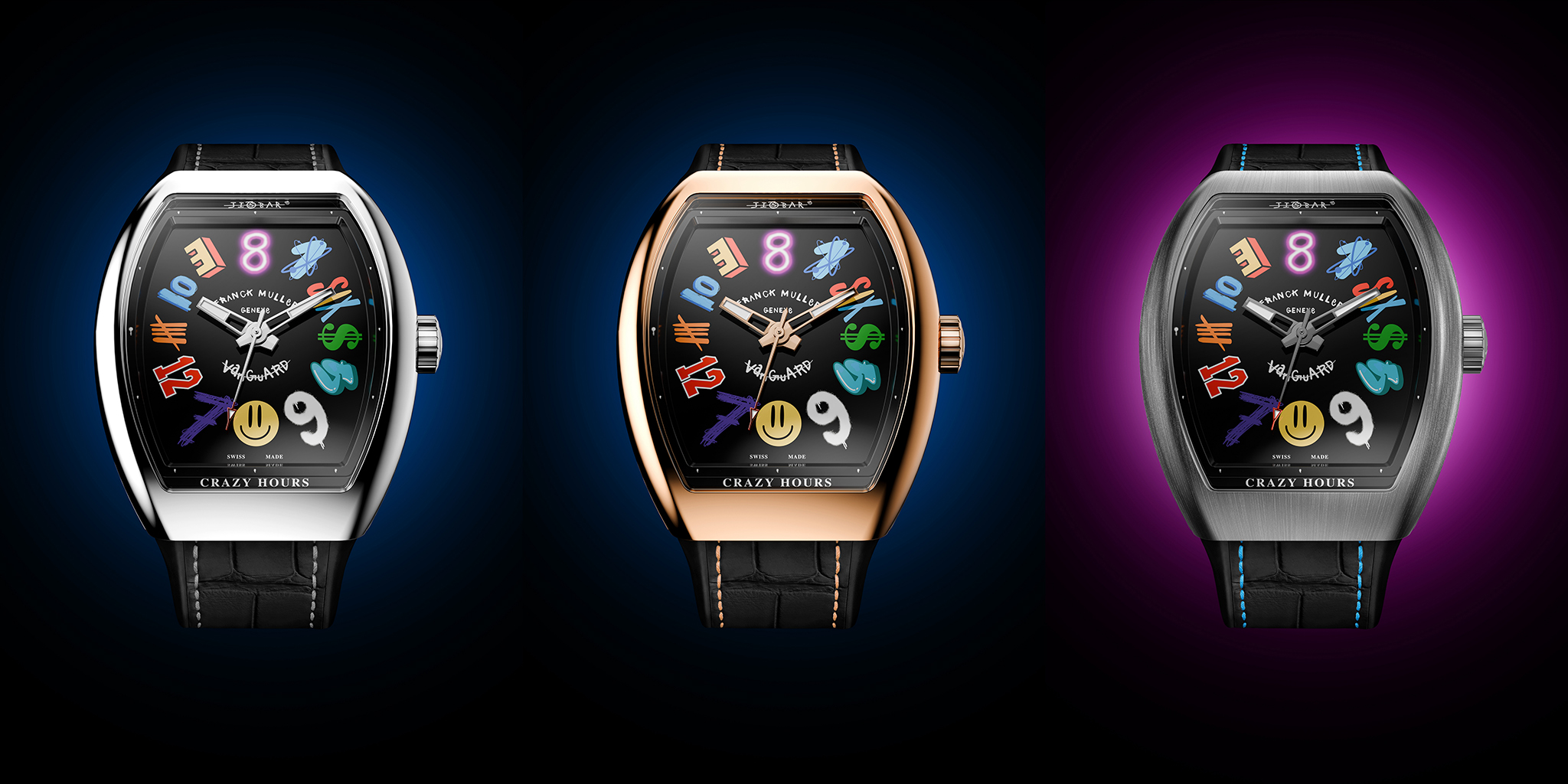 Franck Muller x Jisbar : The Vanguard™ Crazy Hours