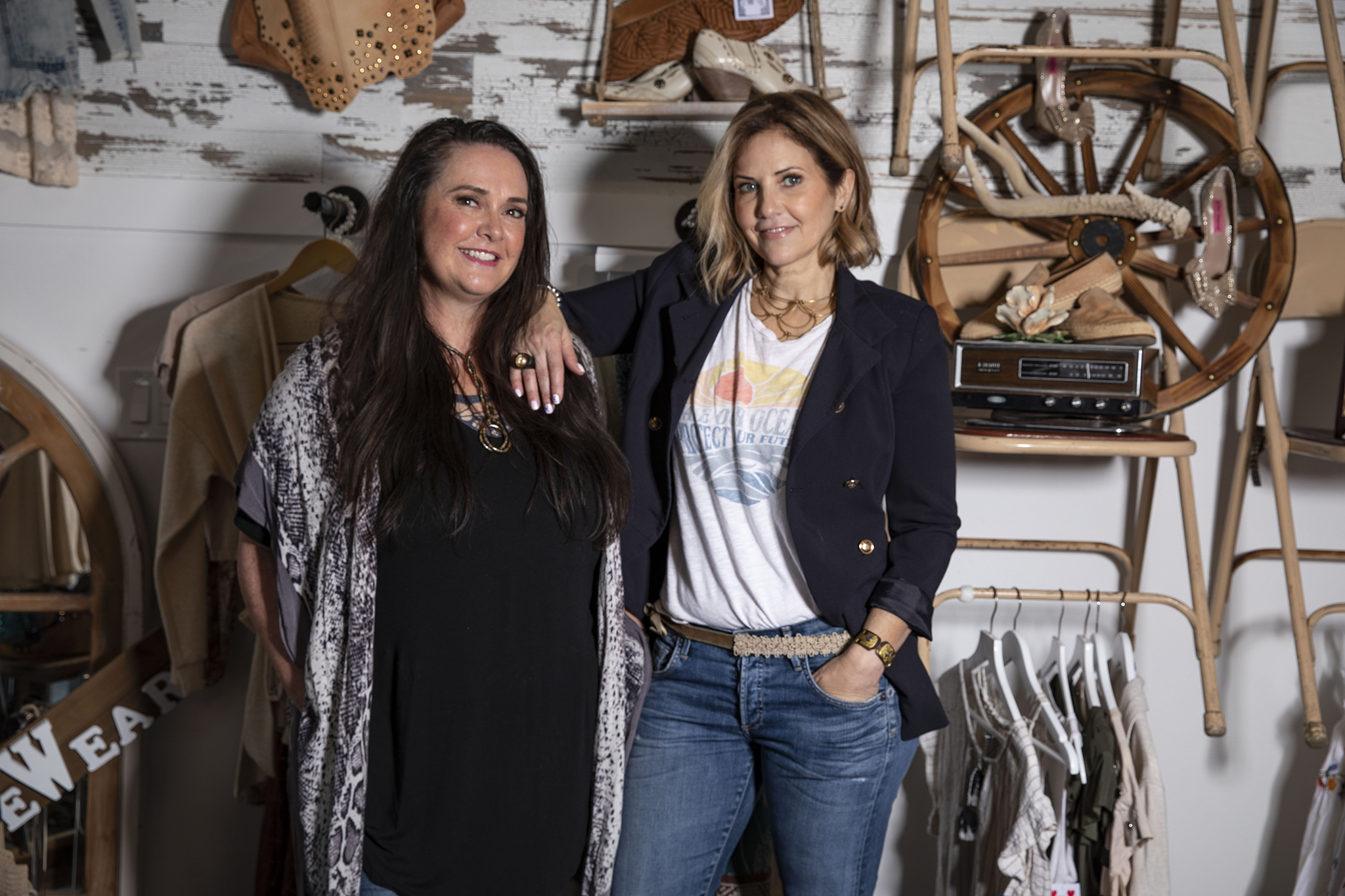 Kimberly Lau and Linda Young, Co-Founders of Project ReWear
Kimberly and Linda inside Project ReWear's Thousand Oaks boutique - a stylish, sustainability-driven space where secondhand becomes first choice.
Photography by Emily Perez, courtesy of Project ReWear