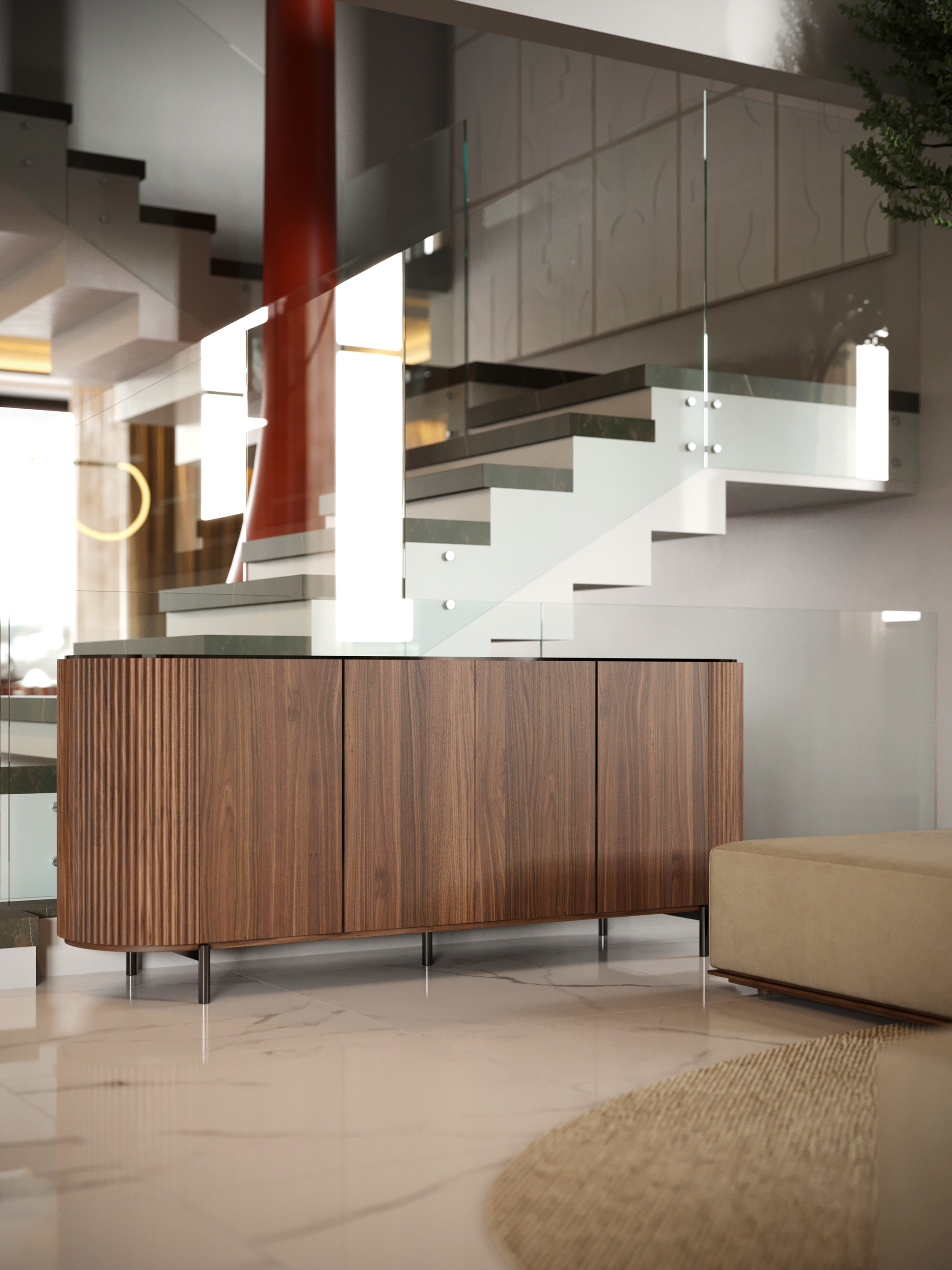 Marrakesh Villa, Living Room - Her Low Console