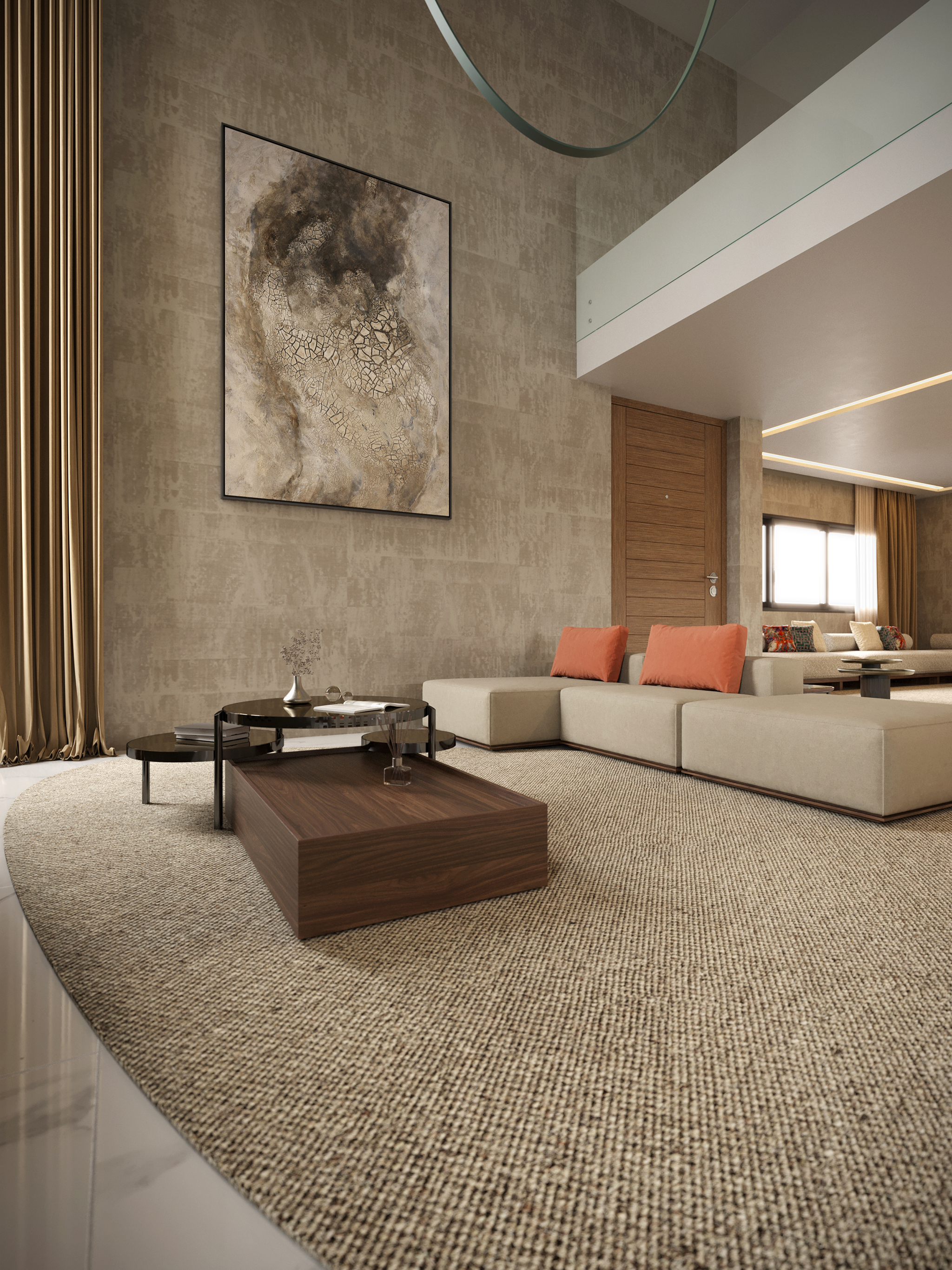 Landform Sofa, Club Sideboard, Her Coffee Table