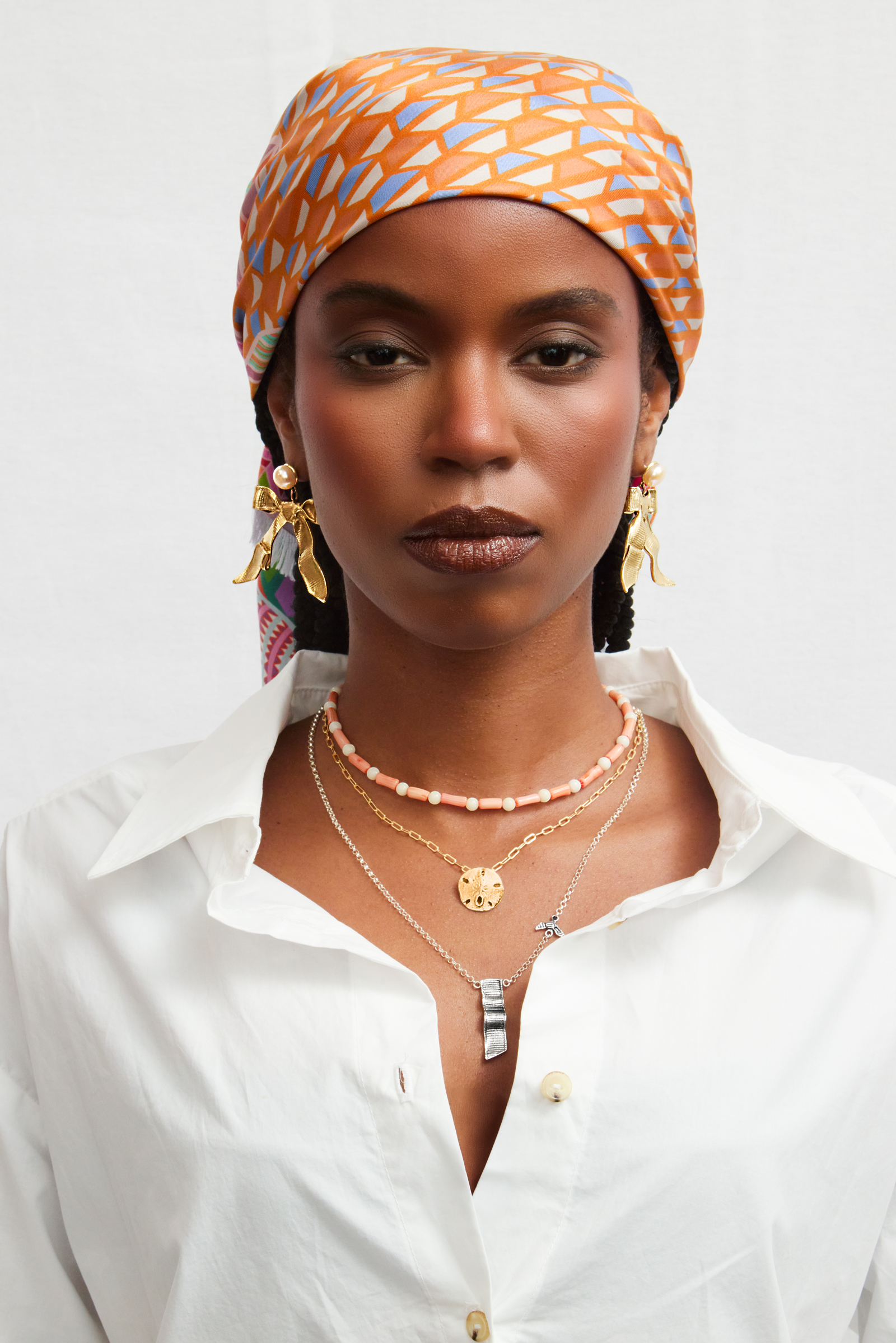 Coral Beaded Choker & products from Mignon Faget's Spring 2025 Jewelry Collection