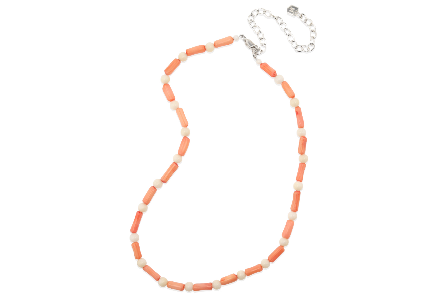 Coral Beaded Choker