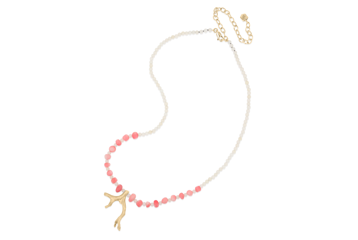 Petit Coral Pendant Necklace