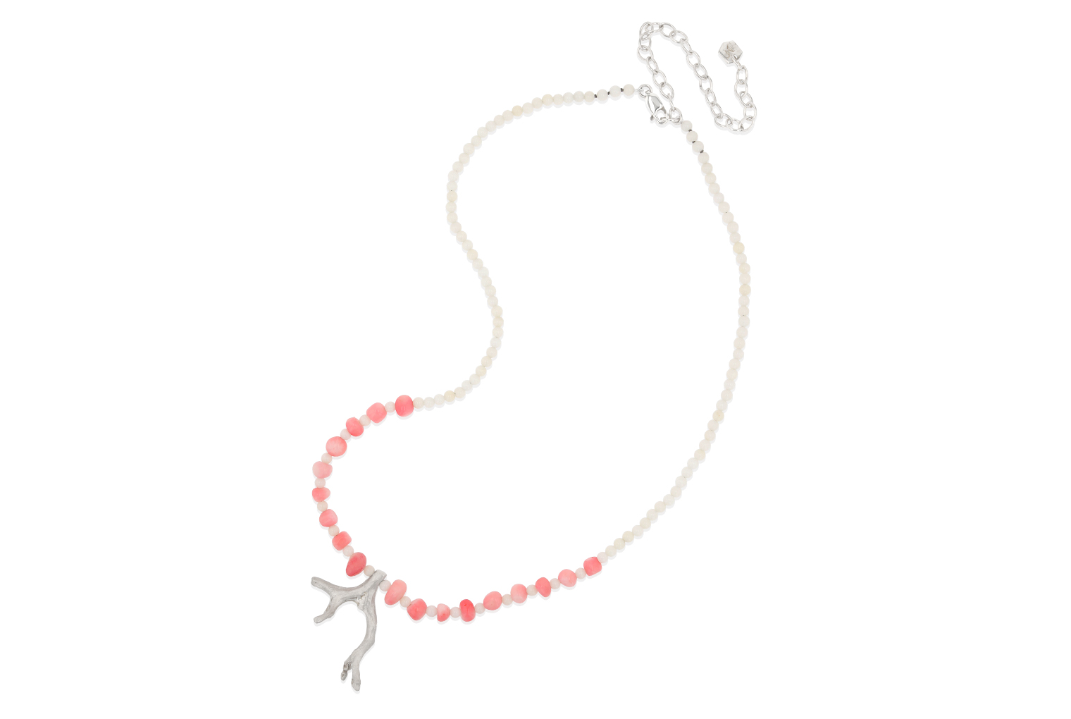 Petit Coral Pendant Necklace