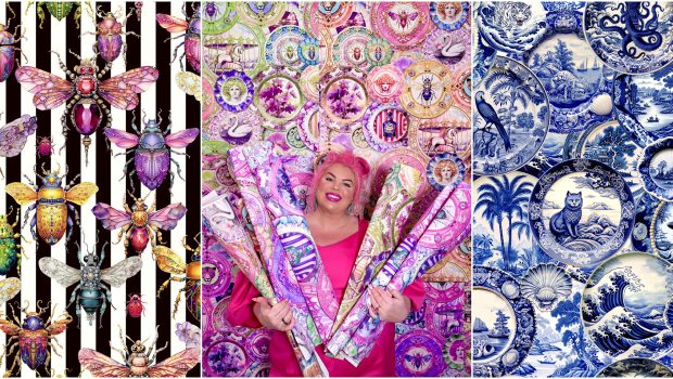 Say Hello to the New Siobhan Murphy Wallpaper Collection at Lime Lace
