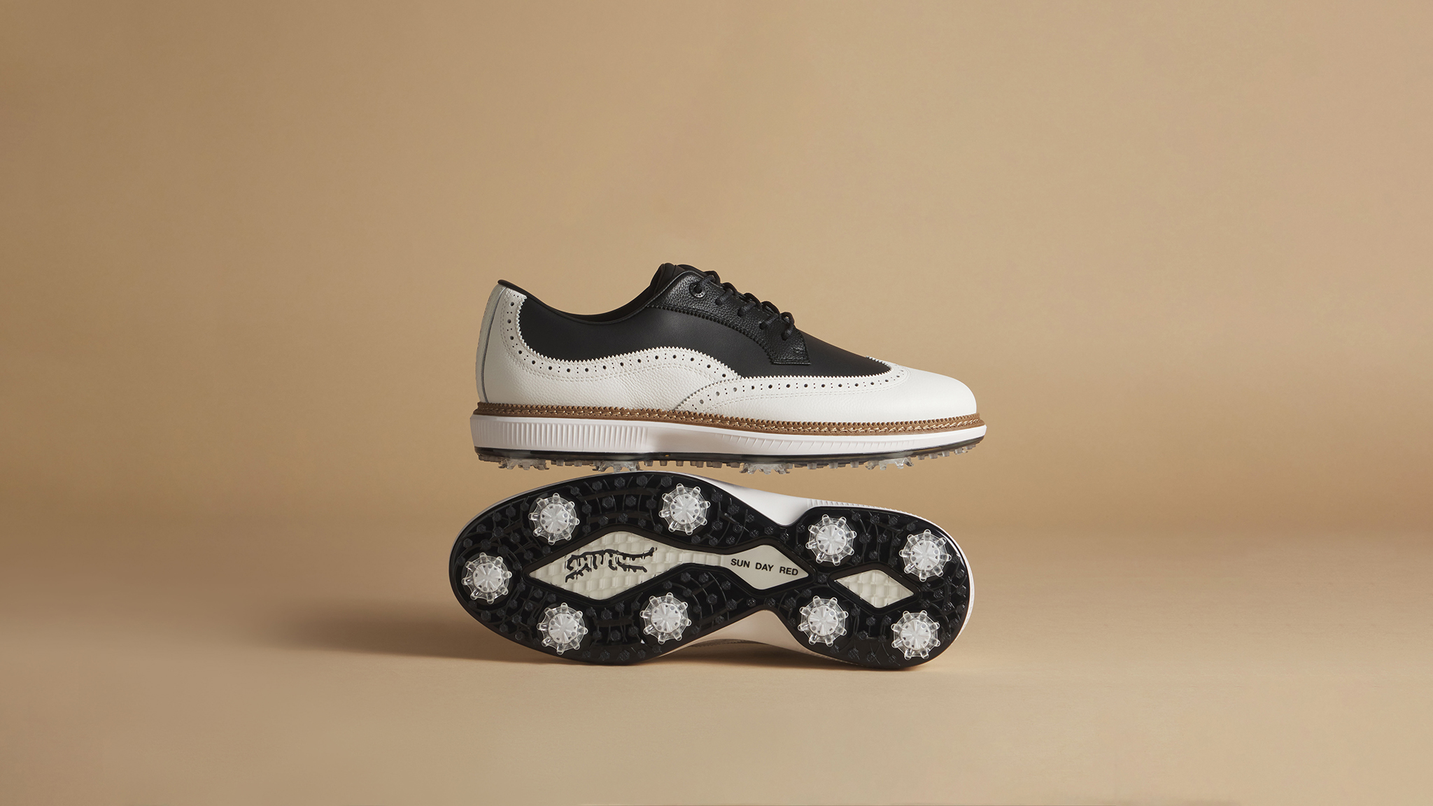Pioneer Magnolia "Spectator" Golf Shoe, Black/White