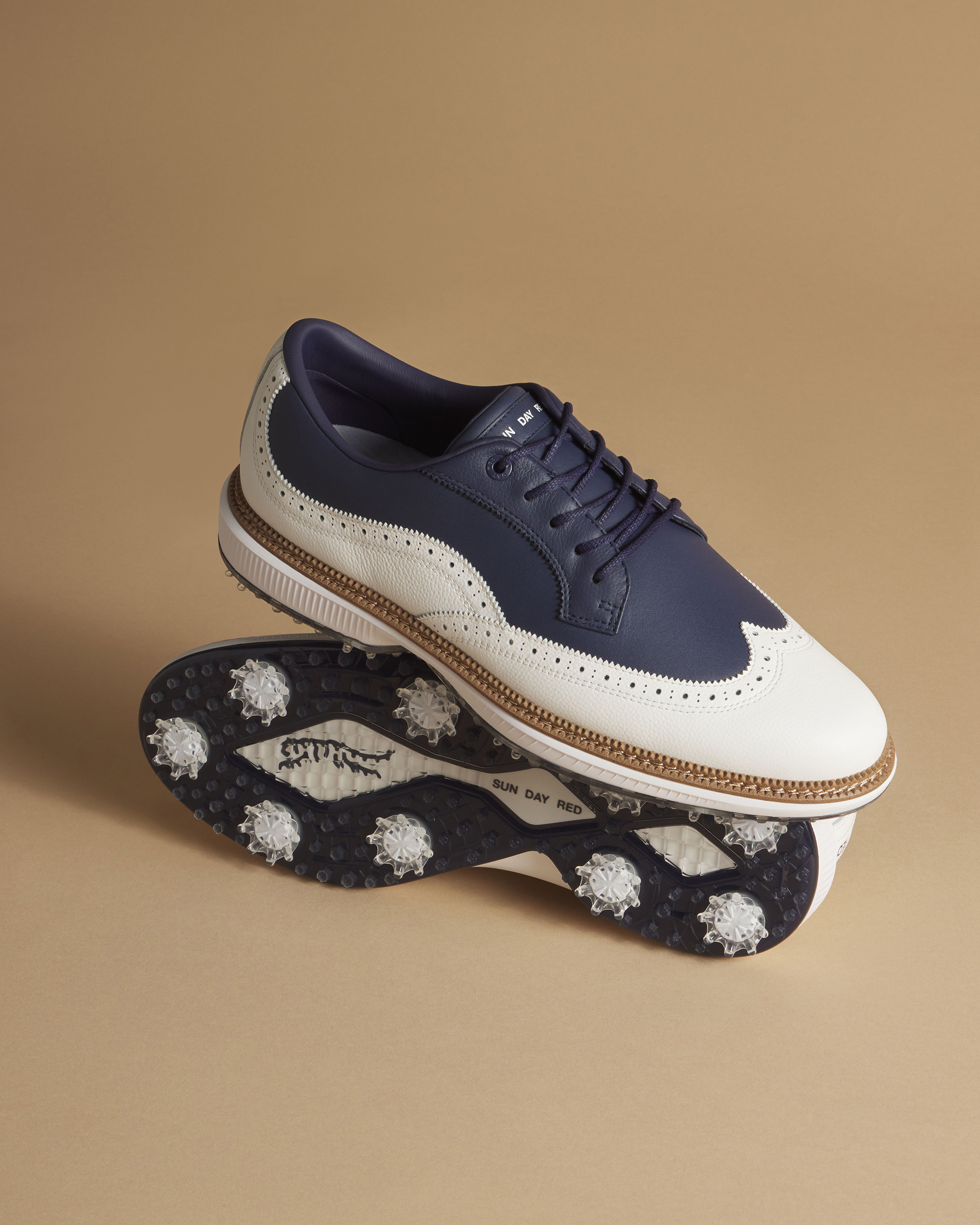 Pioneer Magnolia "Spectator" Golf Shoe, Navy/White