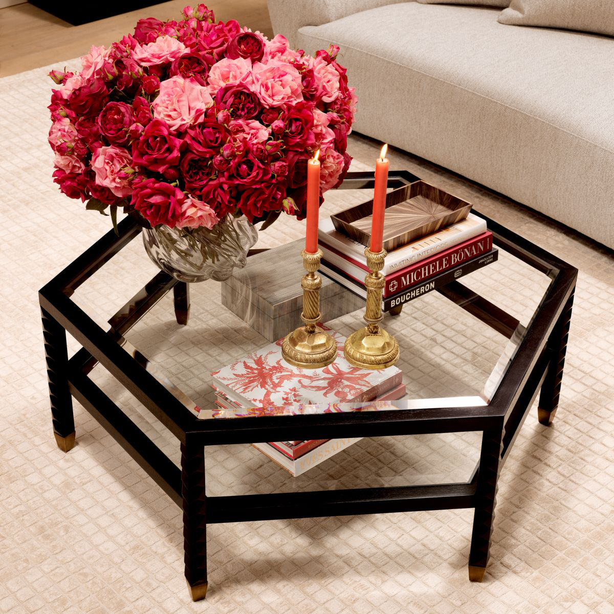 Bouquet of Roses - Red & Pink
Immerse yourself in the timeless allure of this Bouquet of Multi-Colour Garden Roses, showcasing 72 impeccably arranged blooms in a radiant array of vibrant hues. Each rose is meticulously crafted to embody the lush fullness and natural grace of fresh blossoms, effortlessly infusing your space with warmth and elegance. Perfect for enhancing both intimate corners and grand settings, this bouquet delivers enduring beauty without the need for upkeep.