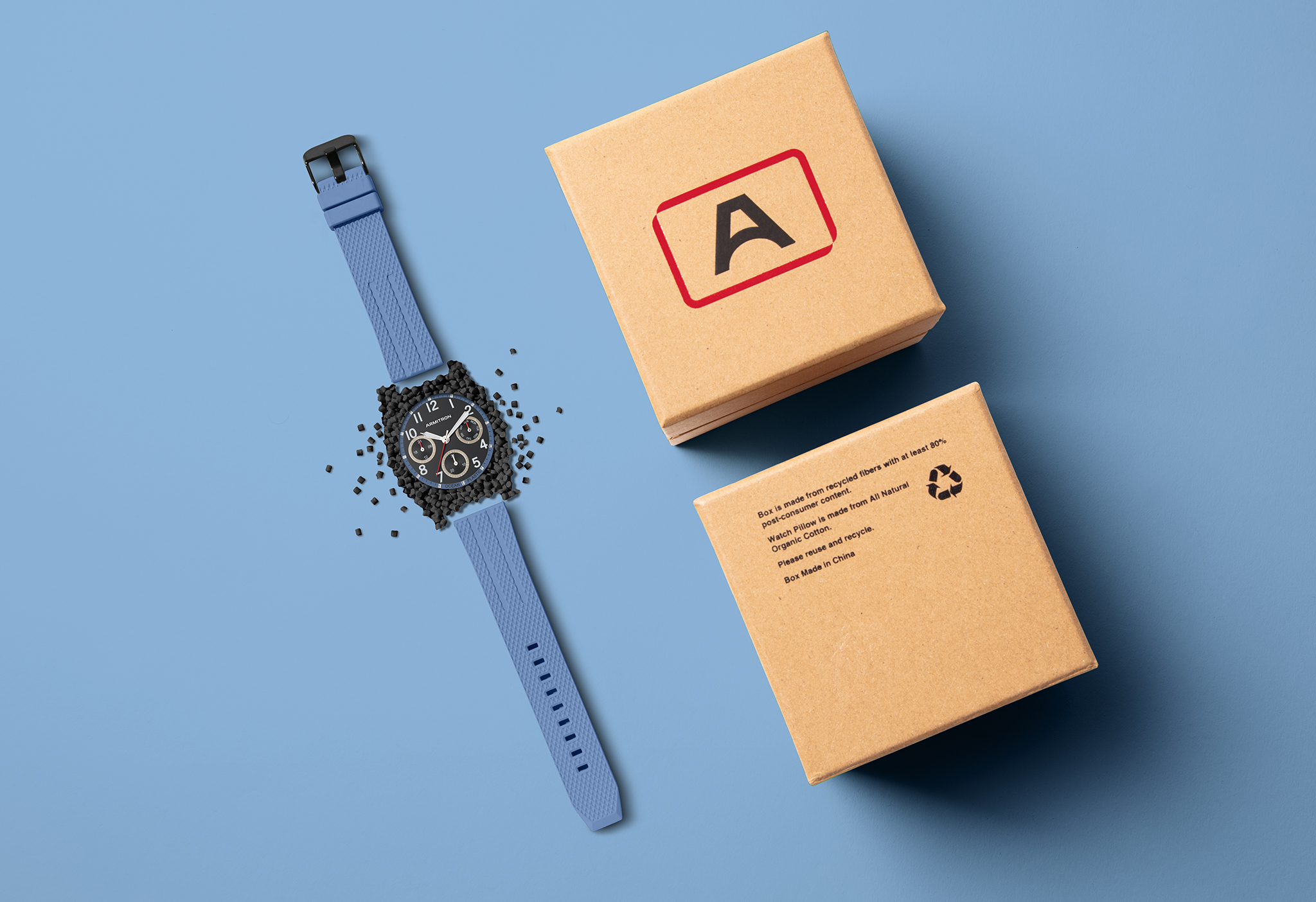 Armitron's New Wave™ Watch Style - Black/Blue Wave™, 40mm