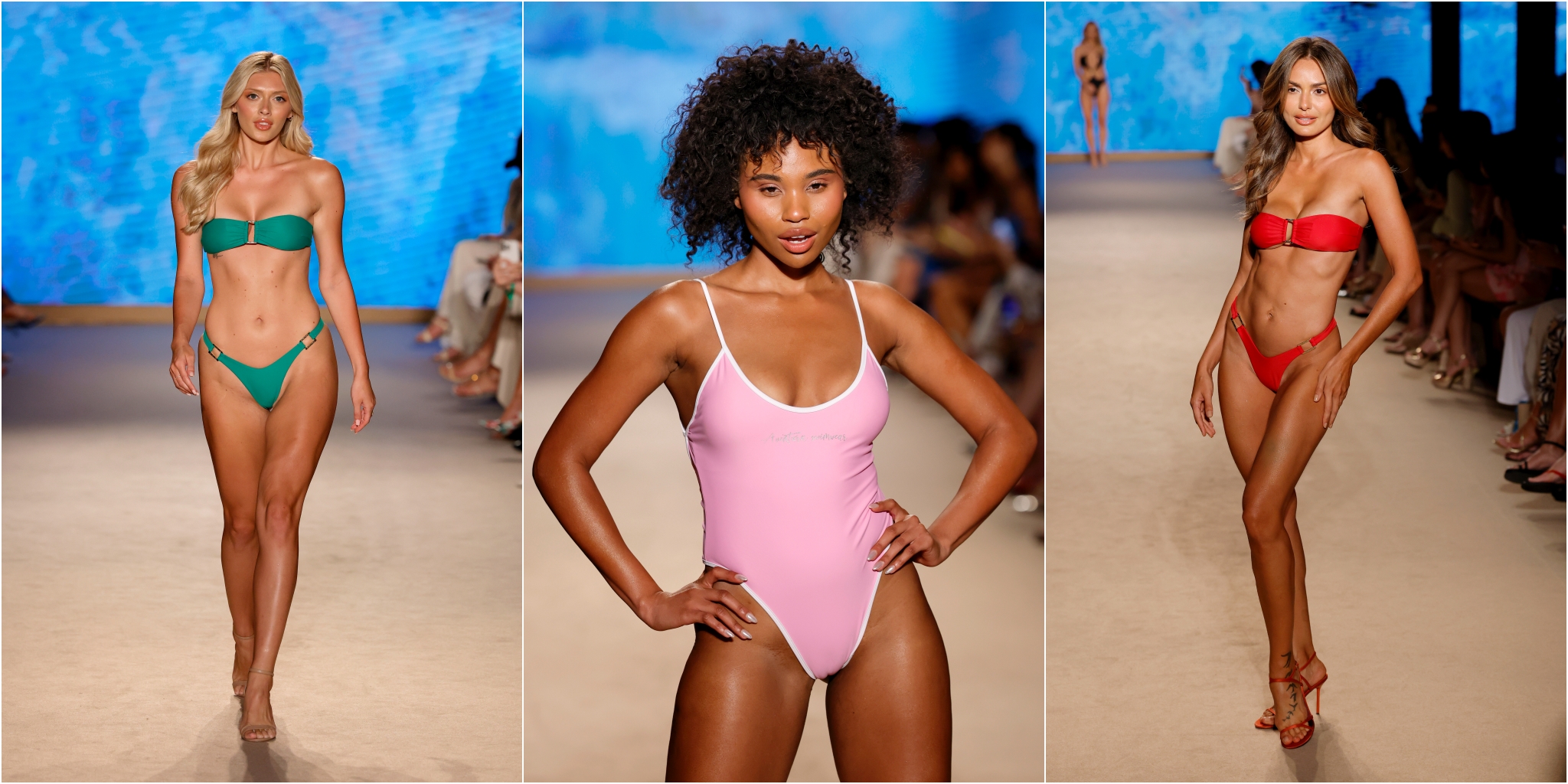 Aventura Swimwear Makes a Purpose-Driven Debut at Miami Swim Week
(MIAMI BEACH, FLORIDA - JUNE 01: Models walk the runway for Spotlight featuring Aventura Swimwear, BOLDE, and Mariella Swimwear during Paraiso Miami Swim Week 2025 at The Paraiso Tent on June 01, 2025 in Miami Beach, Florida.( Photos by Frazer Harrison/Getty Images for Spotlight featuring Aventura Swimwear, BOLDE, Mariella Swimwear, courtesy of Aventura Swimwear / Paris Runway Official)