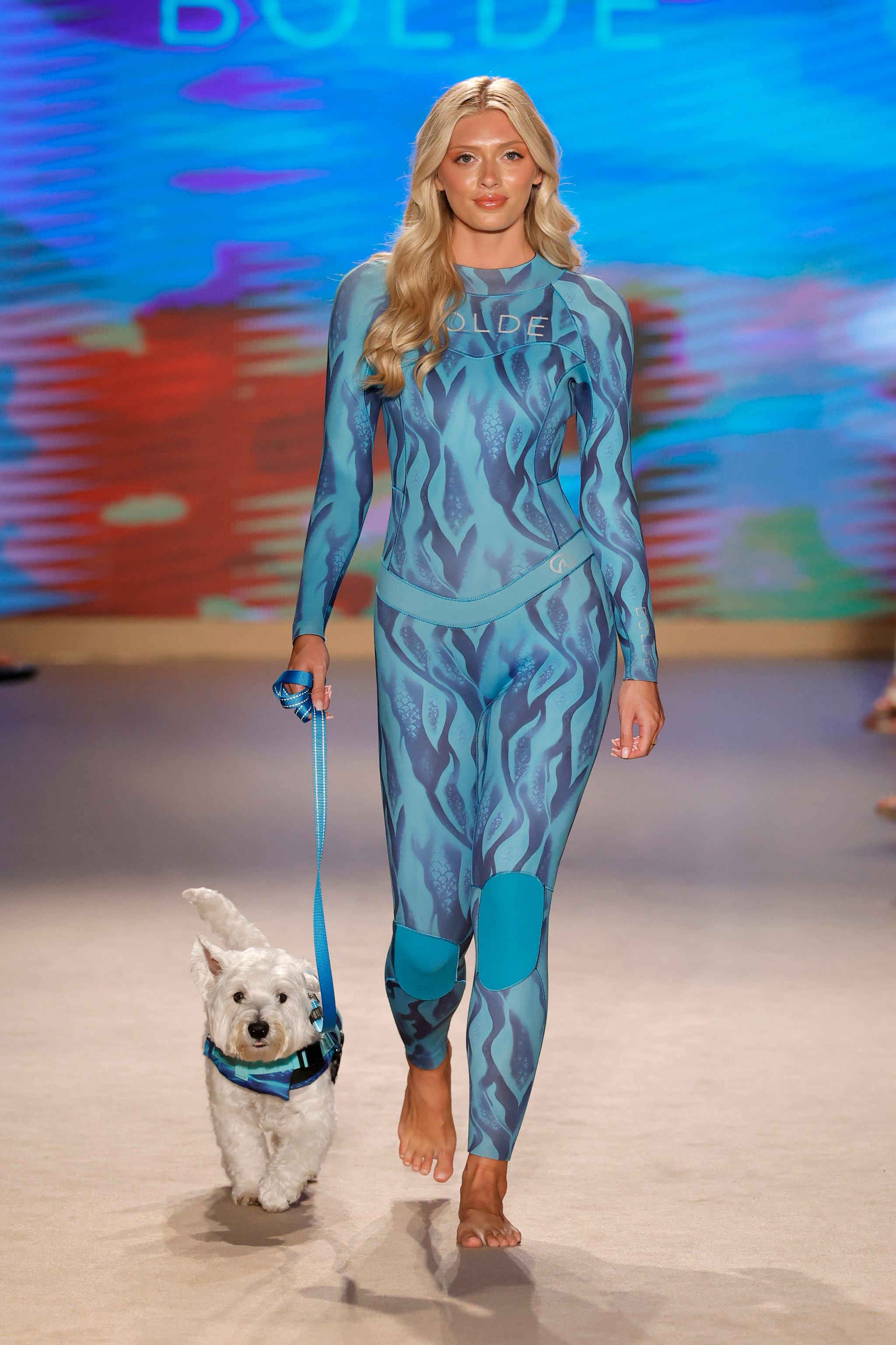MIAMI BEACH, FLORIDA - JUNE 01: A model walks the runway for BOLDE Swimwear during Paraiso Miami Swim Week 2025 at The Paraiso Tent on June 01, 2025 in Miami Beach, Florida. (Photo by Frazer Harrison/Getty Images for Spotlight featuring Aventura Swimwear, BOLDE, Mariella Swimwear)
