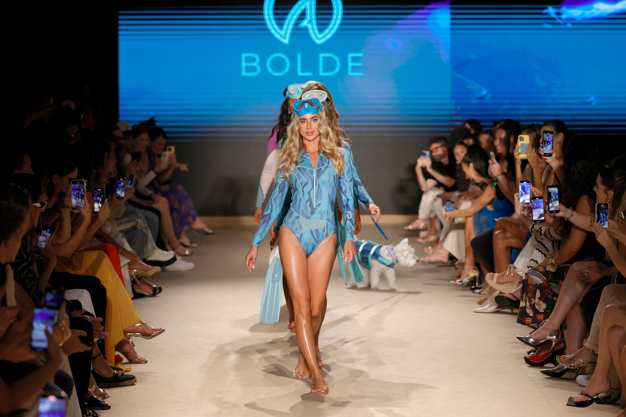 MIAMI BEACH, FLORIDA - JUNE 01: Models walk the runway for BOLDE Swimwear during Paraiso Miami Swim Week 2025 at The Paraiso Tent on June 01, 2025 in Miami Beach, Florida. (Photo by Frazer Harrison/Getty Images for Spotlight featuring Aventura Swimwear, BOLDE, Mariella Swimwear)